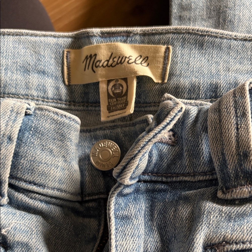 Madewell High Rise Light Blue Jeans